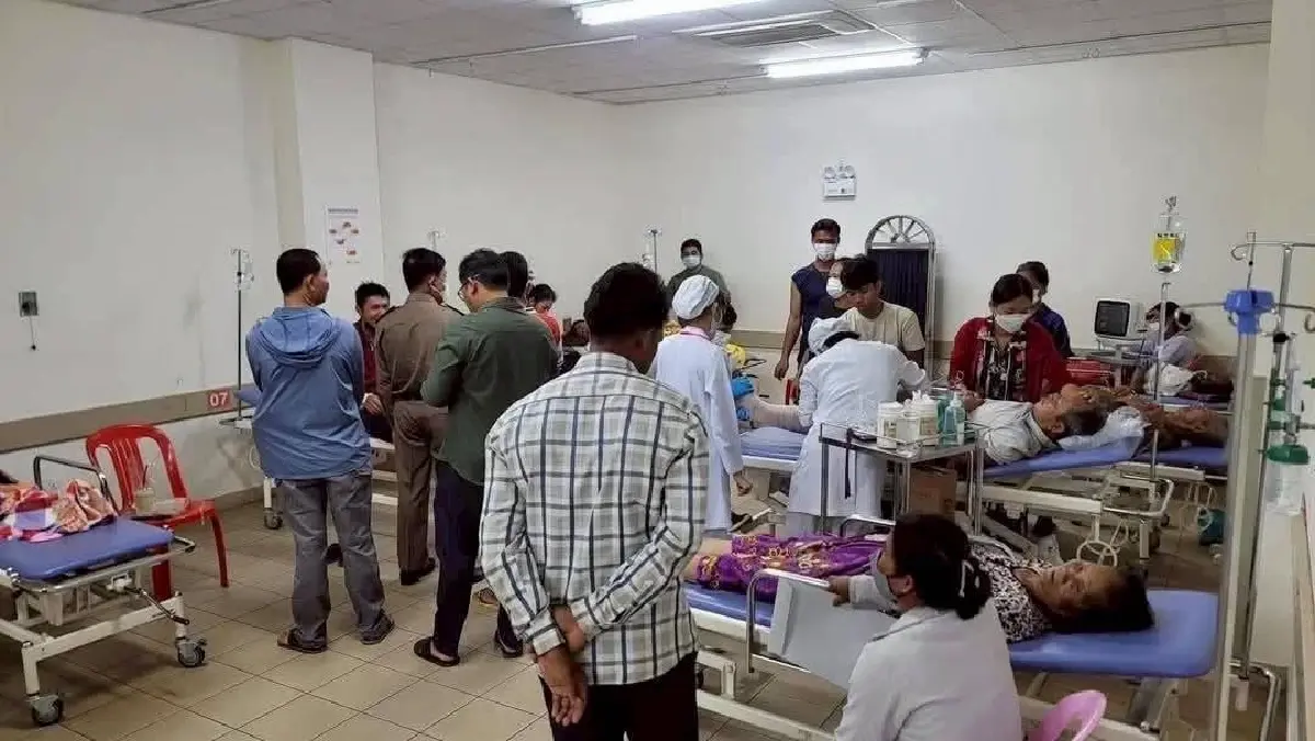 ฟ้าผ่าปราสาทนครวัด ขณะบวงสรวง เสียชีวิต 3 เจ็บนับ 10  ไม่มี นทท.ไทย