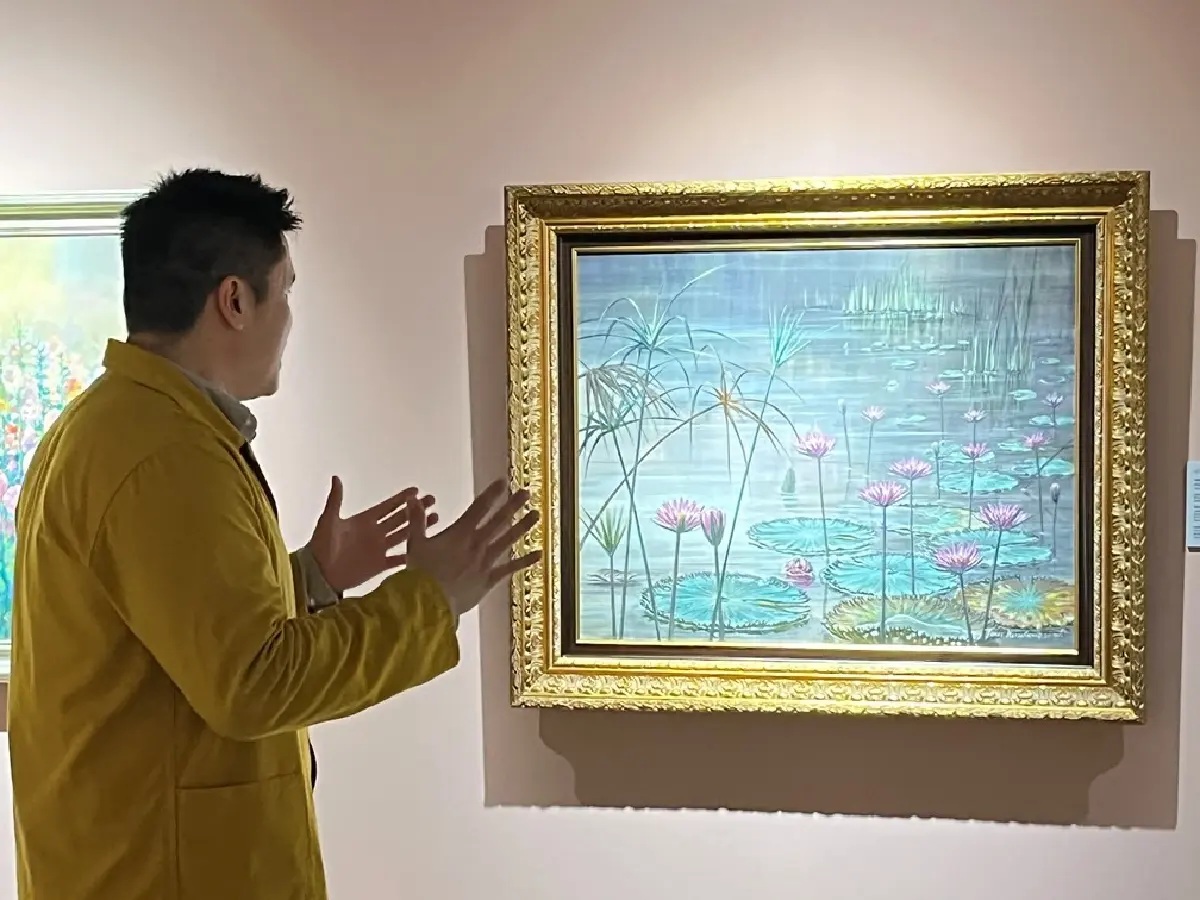 เบญจภาคีงานศิลปะไทย งามตระการภาพชุด ‘บึงบัว’ ทวี นันทขว้าง