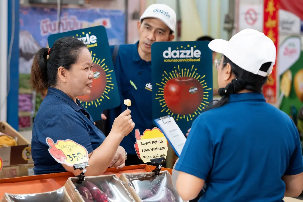 เสิร์ฟ แอปเปิลแดซเซิล จากนิวซีแลนด์ เปิดตัวฤดูกาลใหม่ที่ตลาดไท