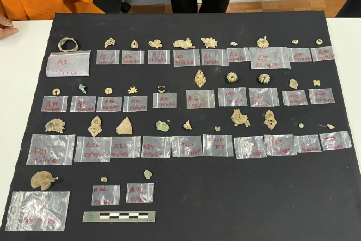 ขุดพบอีก! โบราณวัตถุอายุพันปี ณ วัดธรรมจักรเสมาราม จ.นครราชสีมา