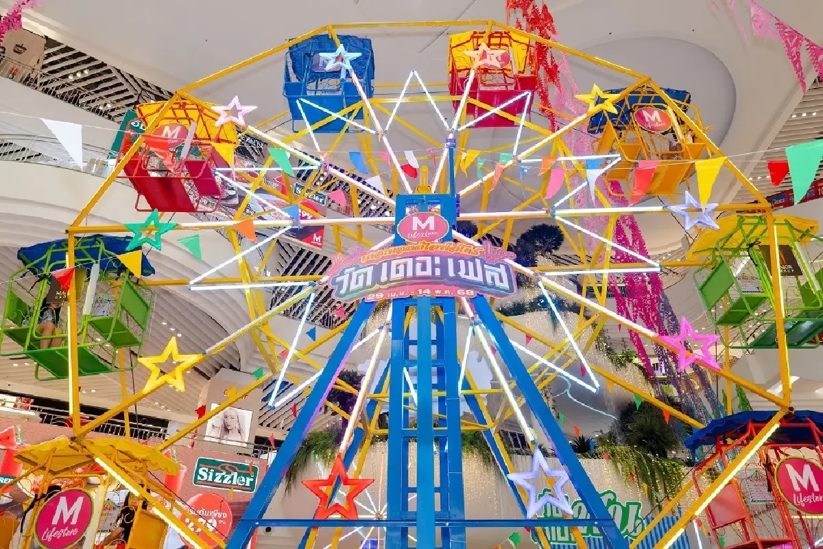 งานวัดกลางศูนย์การค้า ชิมของหวาน อาหารโบราณ ชมของเล่นวันวาน