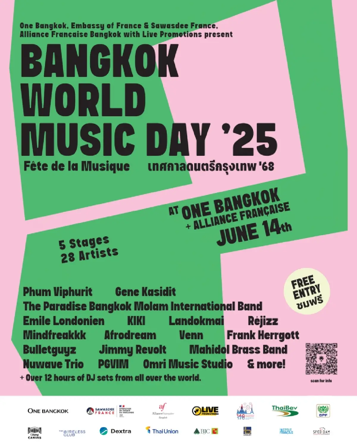 “เทศกาลดนตรีกรุงเทพฯ ’68” ยกบรรยากาศฝรั่งเศสมาไว้ใจกลางกรุง