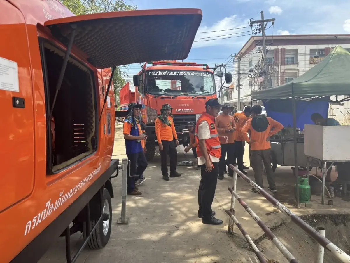 ปภ. ส่งเครื่องจักรกลสาธารณภัย ช่วยพื้นที่เสี่ยงอุทกภัยภาคเหนือ