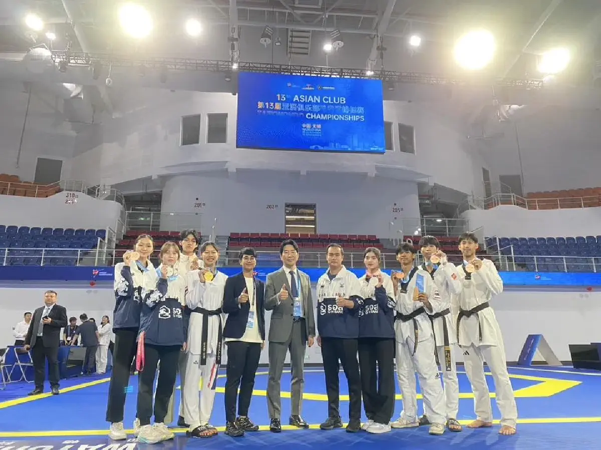 สุดยอด เทควันโดไทย คว้า 1 ทอง 1 เงิน 4 ทองแดง ปิดฉาก เอเชียน คลับ ที่จีน