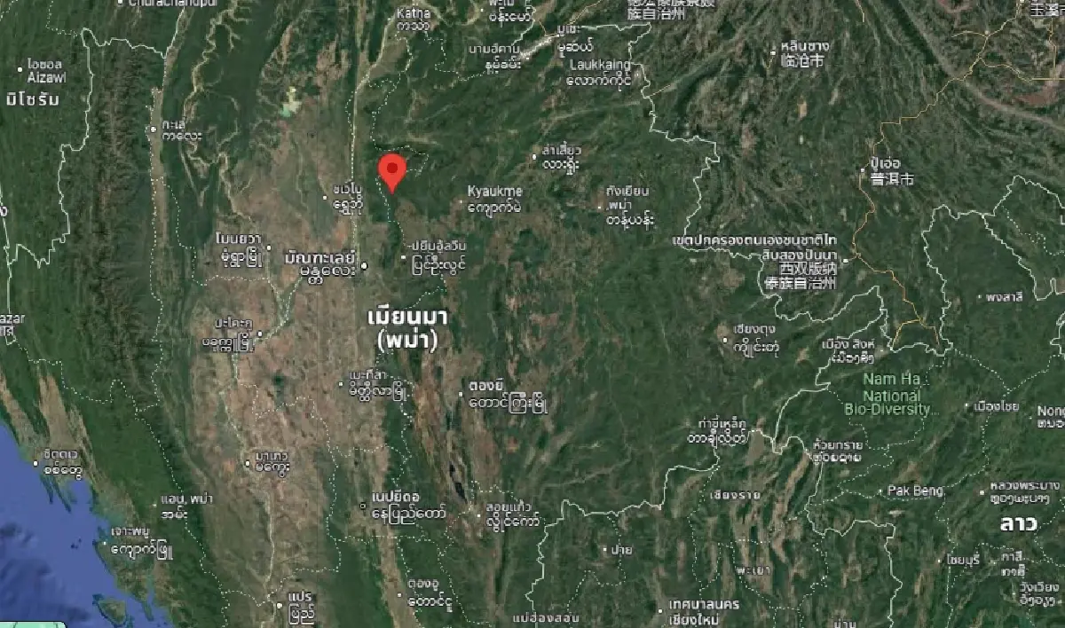 แผ่นดินไหวสะเทือนไทย 2 จังหวัดภาคเหนือ เขย่าเมียนมา 4 ครั้งแรงสุด