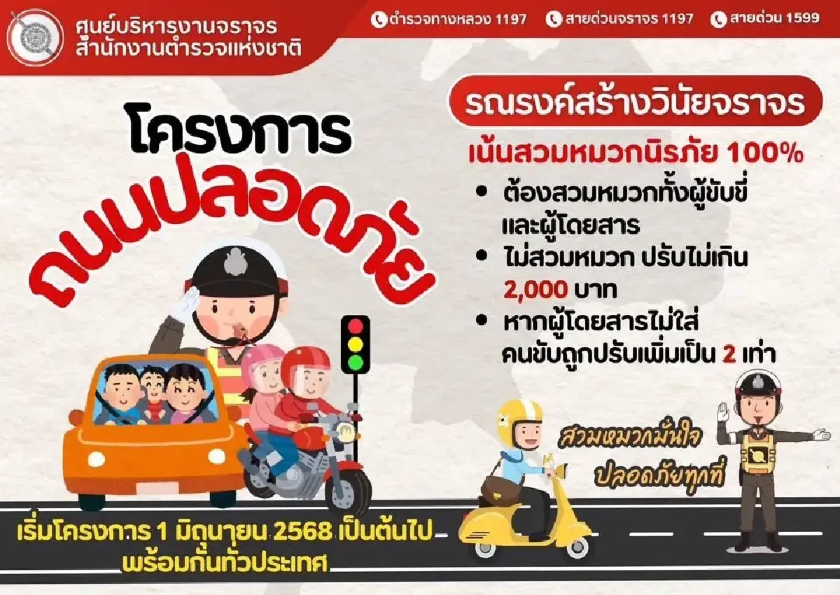 คืบหน้า ไรเดอร์หนีด่าน ตร.กระชากผู้โดยสารตกรถ ไม่ใส่หมวกกันน็อก