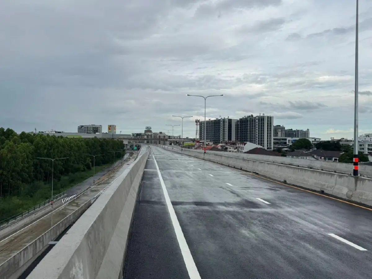 ถนนตัดใหม่ เชื่อมวิภาวดีรังสิต – พหลโยธิน เตรียมเปิดใช้ปลายเดือนนี้