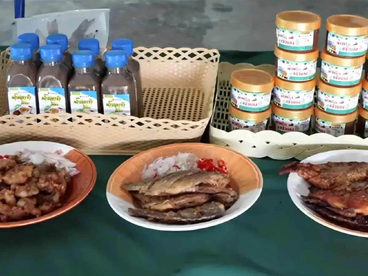 แจ่วบอง 'ตราใบโพธิ์' เมนูอร่อยจากปลาหมอคางดำชุมชนโพพระ เพชรบุรี