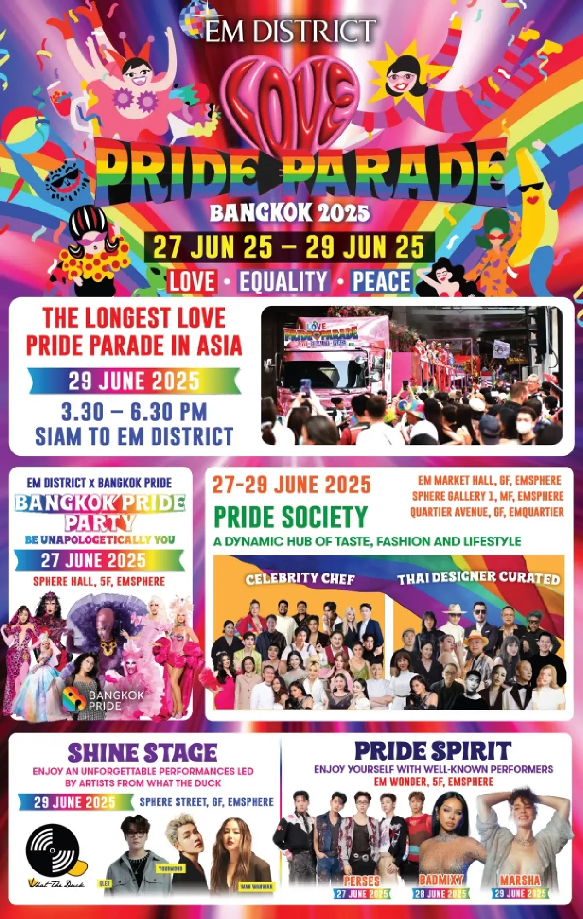 เอ็ม ดิสทริค ฉลอง Pride Month ตลอดเดือนมิถุนายน จัดเต็มกิจกรรม - พาเหรดสีรุ้ง