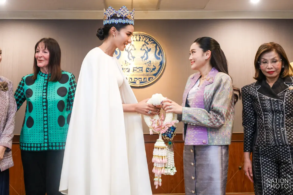 'โอปอล สุชาตา' Miss World 2025 เข้าพบนายกฯ แพทองธาร ทำเนียบรัฐบาล