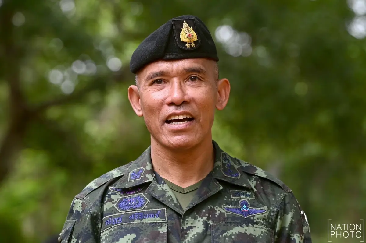 รองแม่ทัพภาคที่ 2 รุดเยี่ยมกำลังพลที่ ปราสาทตาเมือนธม จ.สุรินทร์