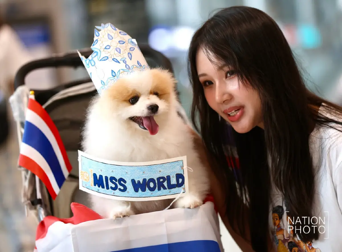 'โอปอล สุชาตา' Miss World 2025 ถึงไทย พร้อมมงฟ้า ฉลองทั่วกรุงเทพฯ