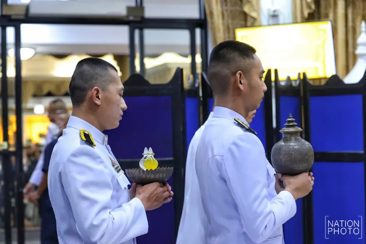 พระราชทานน้ำหลวงอาบศพ 'พล.อ.สุจินดา คราประยูร' อดีตนายกรัฐมนตรี