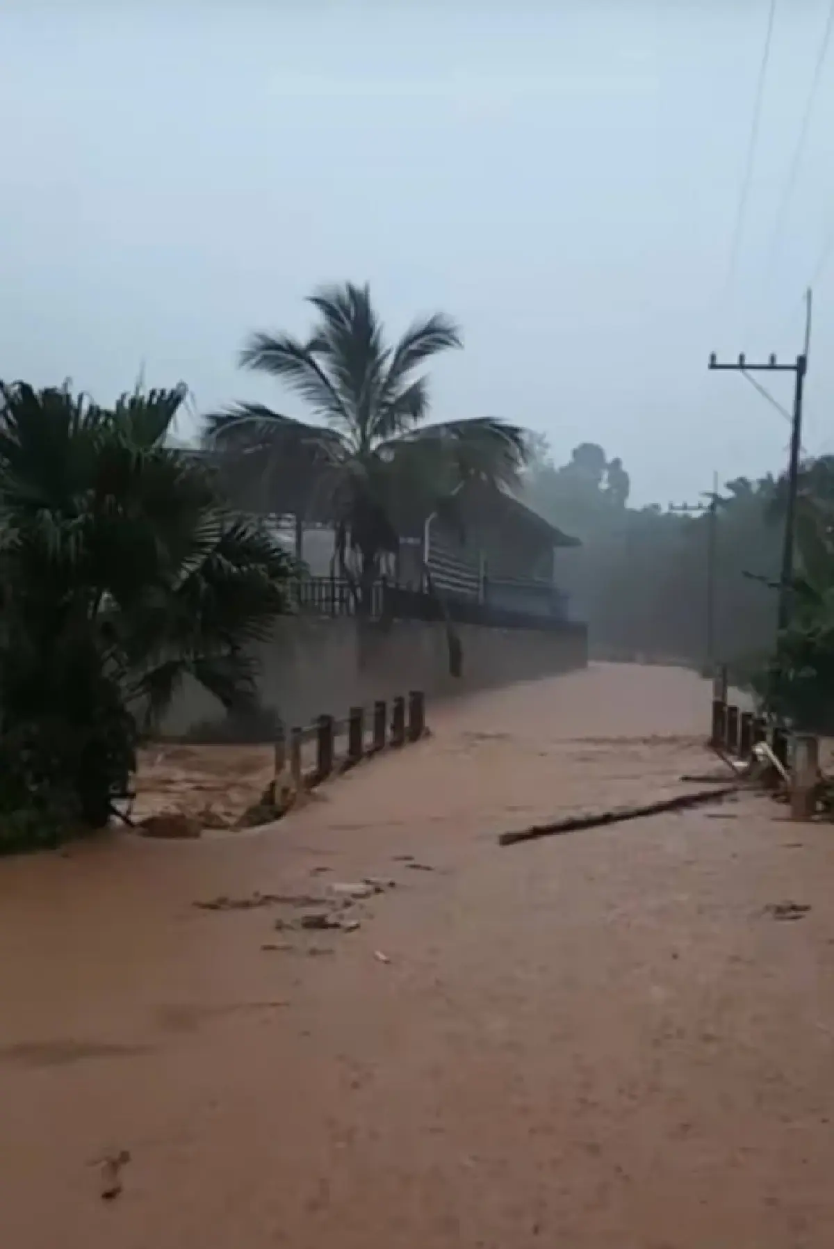 น้ำท่วมเชียงราย น้ำป่าถล่มพญาเม็งราย-เวียงชัย ขนของขึ้นที่สูง