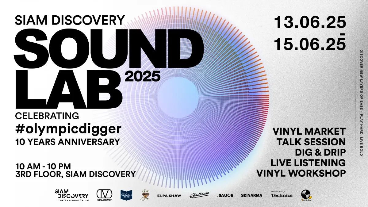 ‘คนรักแผ่นเสียง’ ต้องมางานนี้  ‘SOUNDLAB 2025’ วันที่ 13-15 มิ.ย. 68