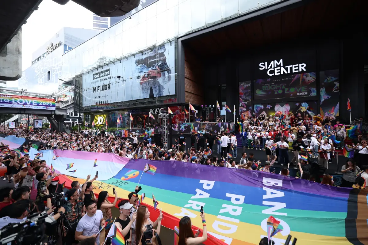 Bangkok Pride Festival ใจกลางสยาม หนุนเงินสะพัด 4,500 ล้าน คนร่วม 3 แสน