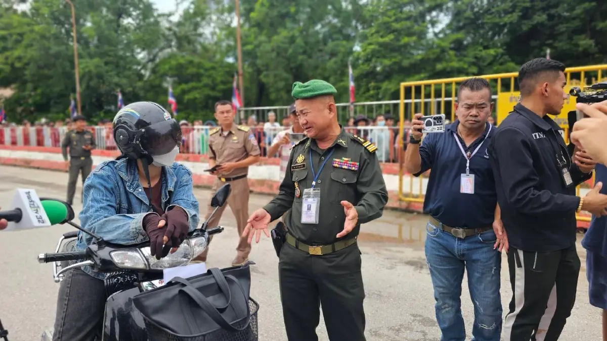 เดือด! สั่งห้ามรถมอเตอร์ไซค์กัมพูชาข้ามแดนเด็ดขาด หลังงดรับน้ำมันไทย