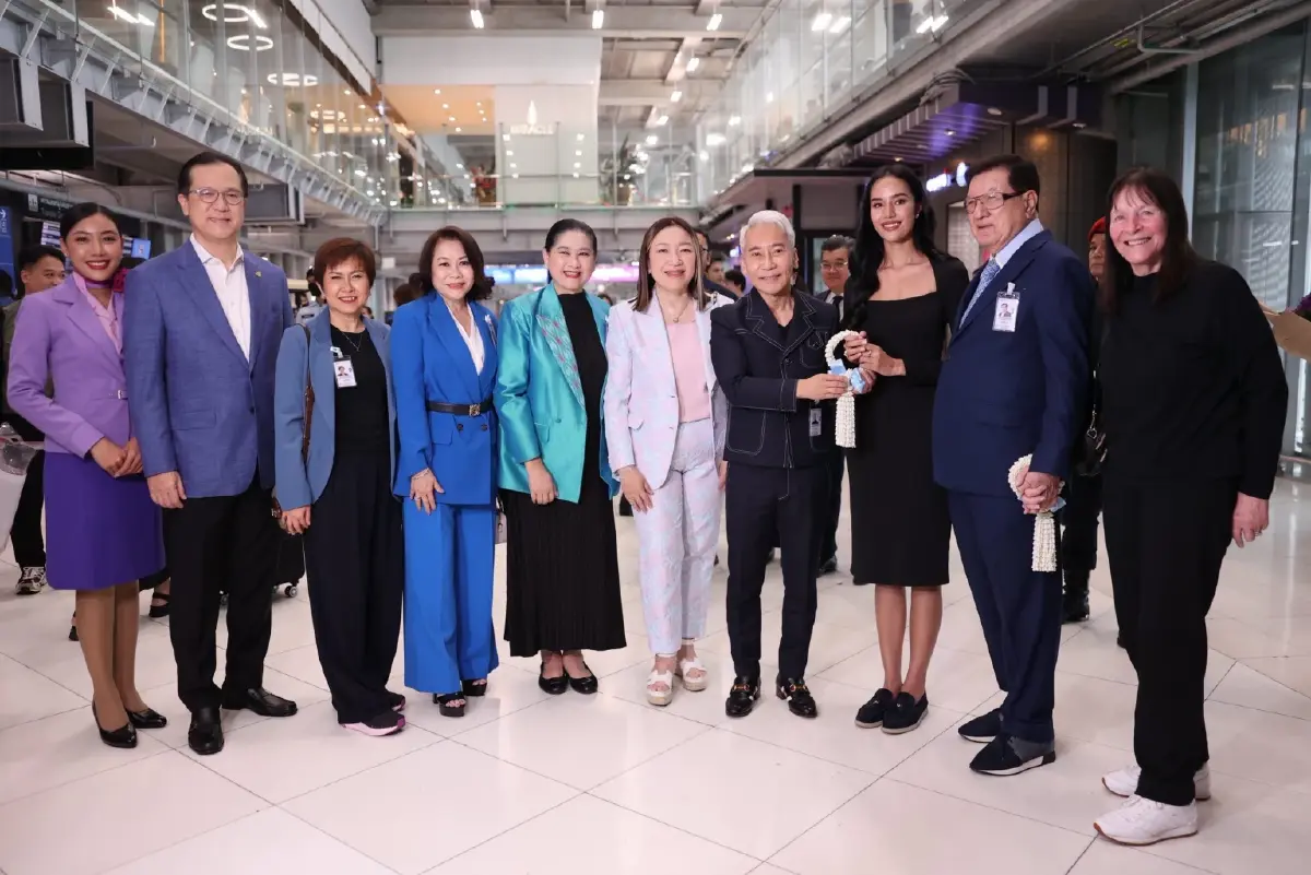 ถ่ายทอดสด ยินดีต้อนรับกลับบ้าน โอปอล สุชาตา Miss World 2025 ของไทย