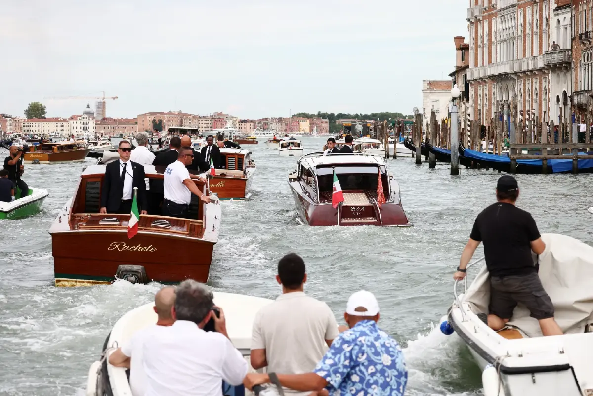 ชมภาพอภิมหางานแต่งเจ้าพ่อ Amazon วิวาห์หรู 3 วันที่เวนิส ใช้งบเท่าไร มีใครมาบ้าง