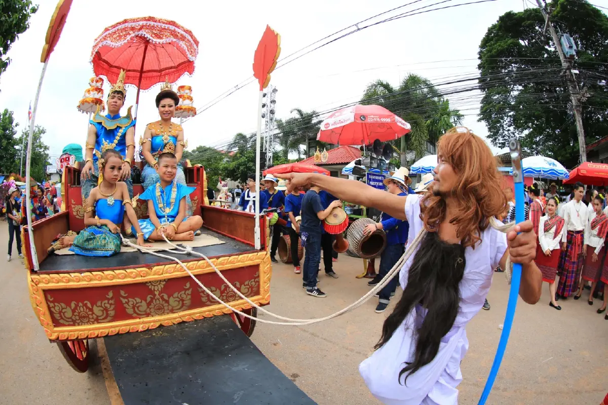 งานผีตาโขน 2568 ขบวนแห่จัดวันไหน? เที่ยวไทย บุญหลวง ด่านซ้าย จ.เลย