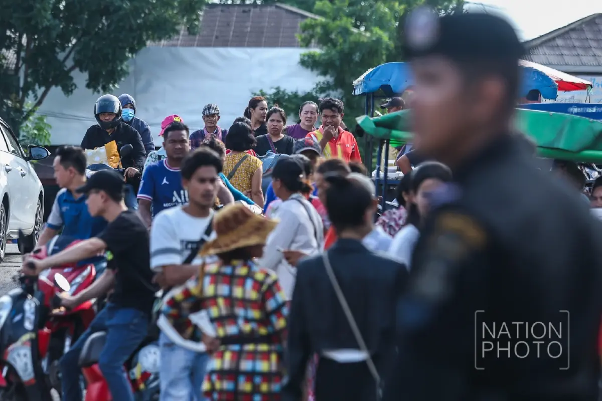 ปิดแล้ว ปิดด่านบ้านคลองลึก ห้ามคน รถผ่านเข้าออก คุมชายแดนสระแก้ว