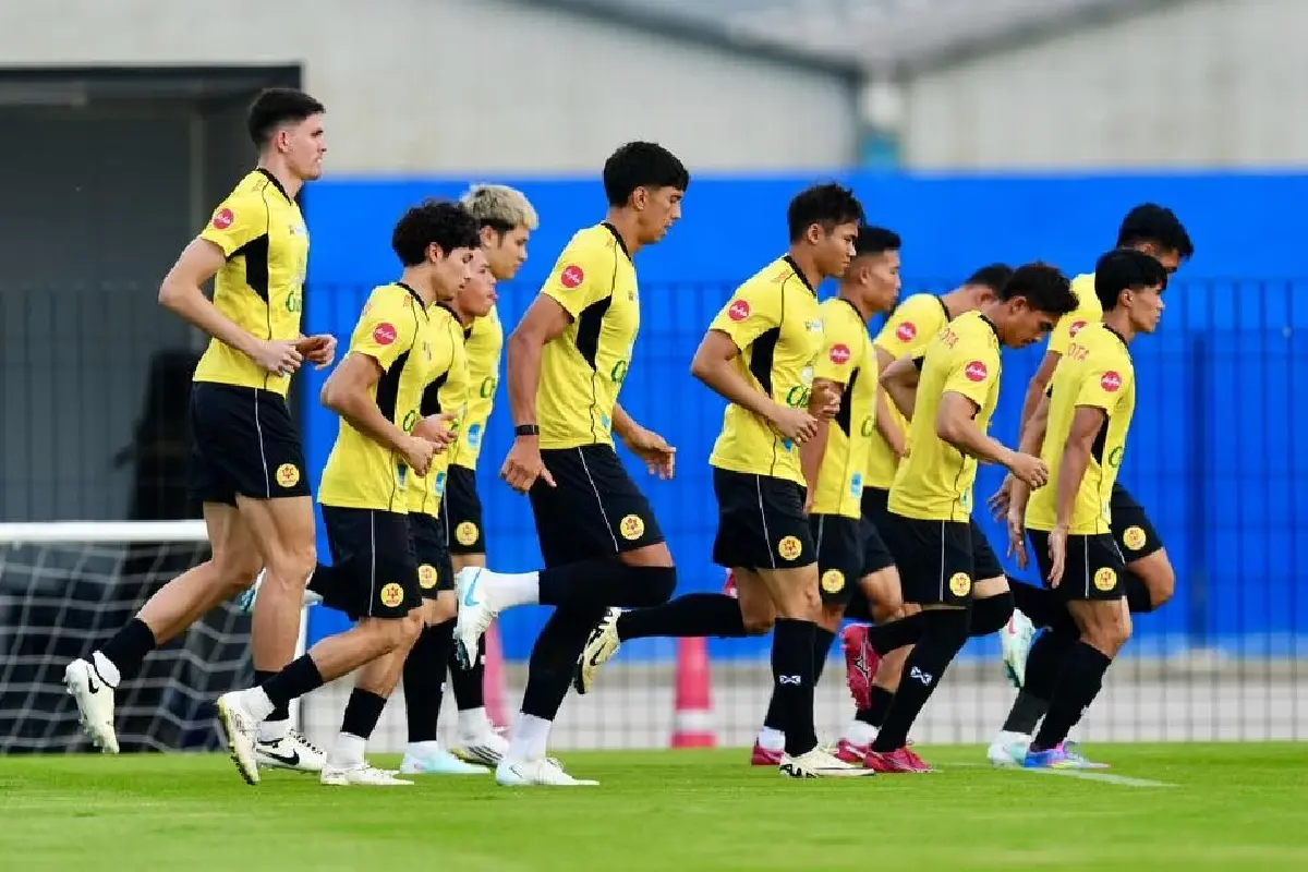 ทีมชาติไทย ซ้อมครั้งสุดท้าย ก่อนอุ่นเครื่อง อินเดีย 4 มิถุนายนนี้