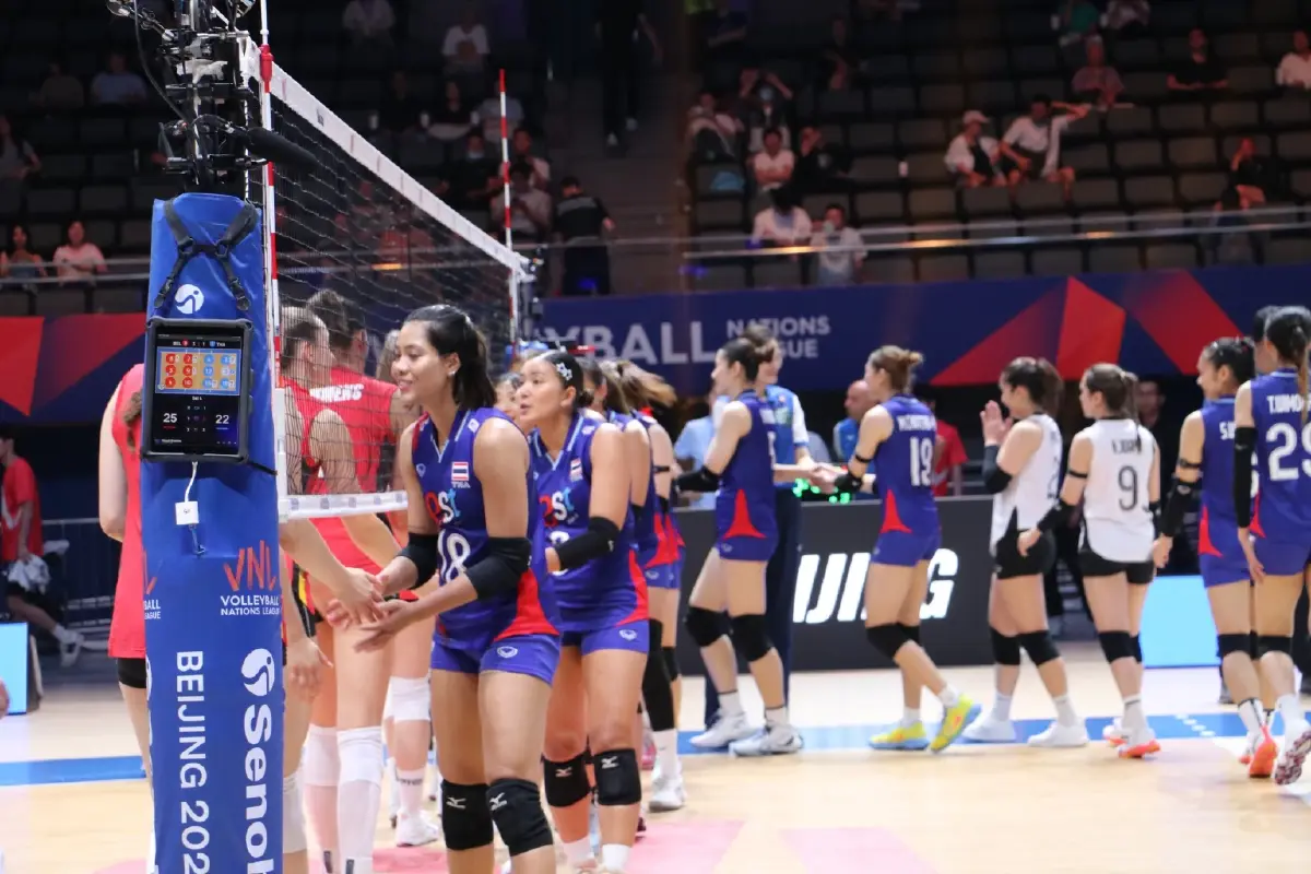 ถ่ายทอดสดวอลเลย์บอลหญิง ทีมชาติไทย พบ ตุรกี เนชันส์ลีก VNL 2025 สด