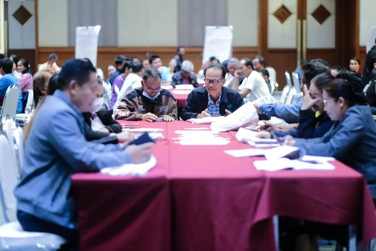 กรมส่งเสริมการเกษตร อบรมผู้จัดการ  เพิ่มประสิทธิภาพแปลงใหญ่