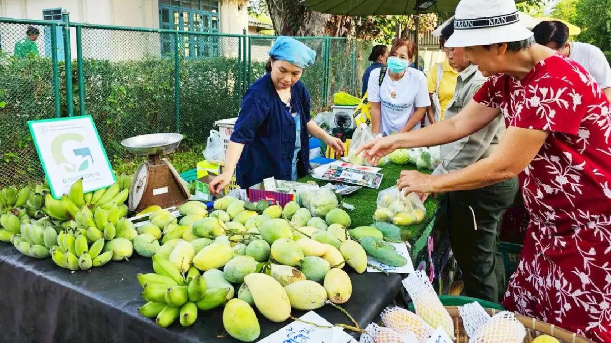 ผู้ว่าฯชัชชาติ ชวนชอป \'ตลาดเกษตรกร\' Farmer Market กรุงเทพมหานคร