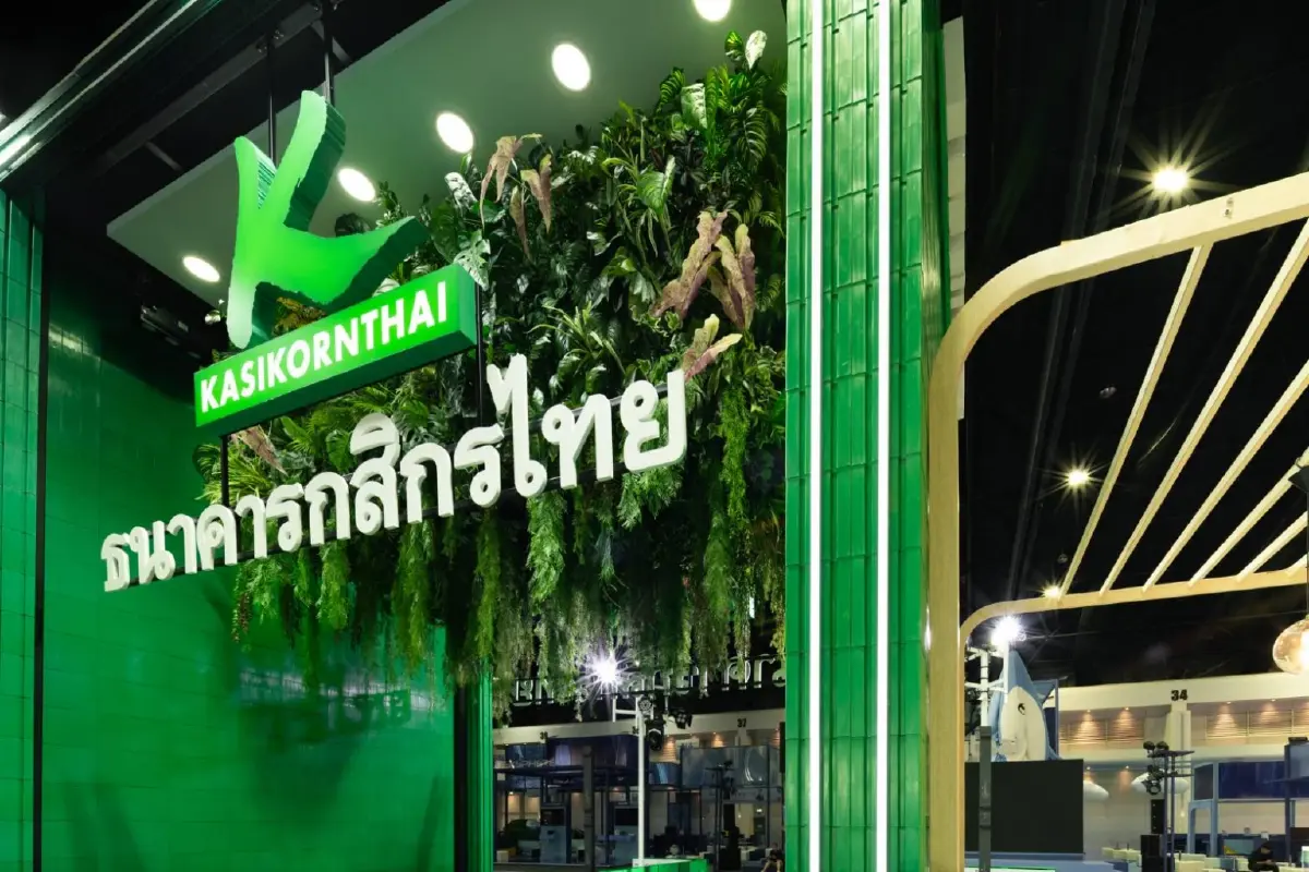 กสิกรไทย เริ่มโครงสร้างงานกิจกรรมการตลาด ใช้บูธตัวต่อรักษ์โลกเป็นธนาคารแรก