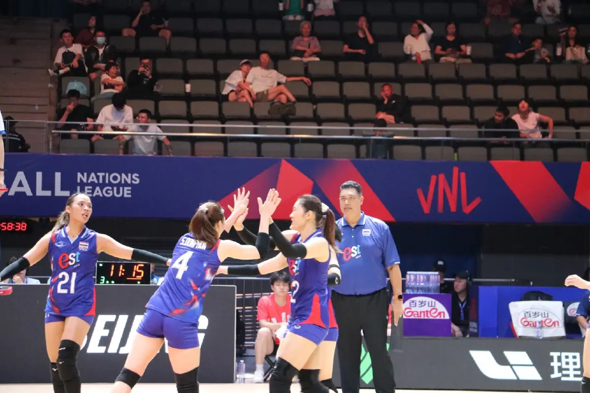 ถ่ายทอดสดวอลเลย์บอลหญิง ทีมชาติไทย พบ ตุรกี เนชันส์ลีก VNL 2025 สด