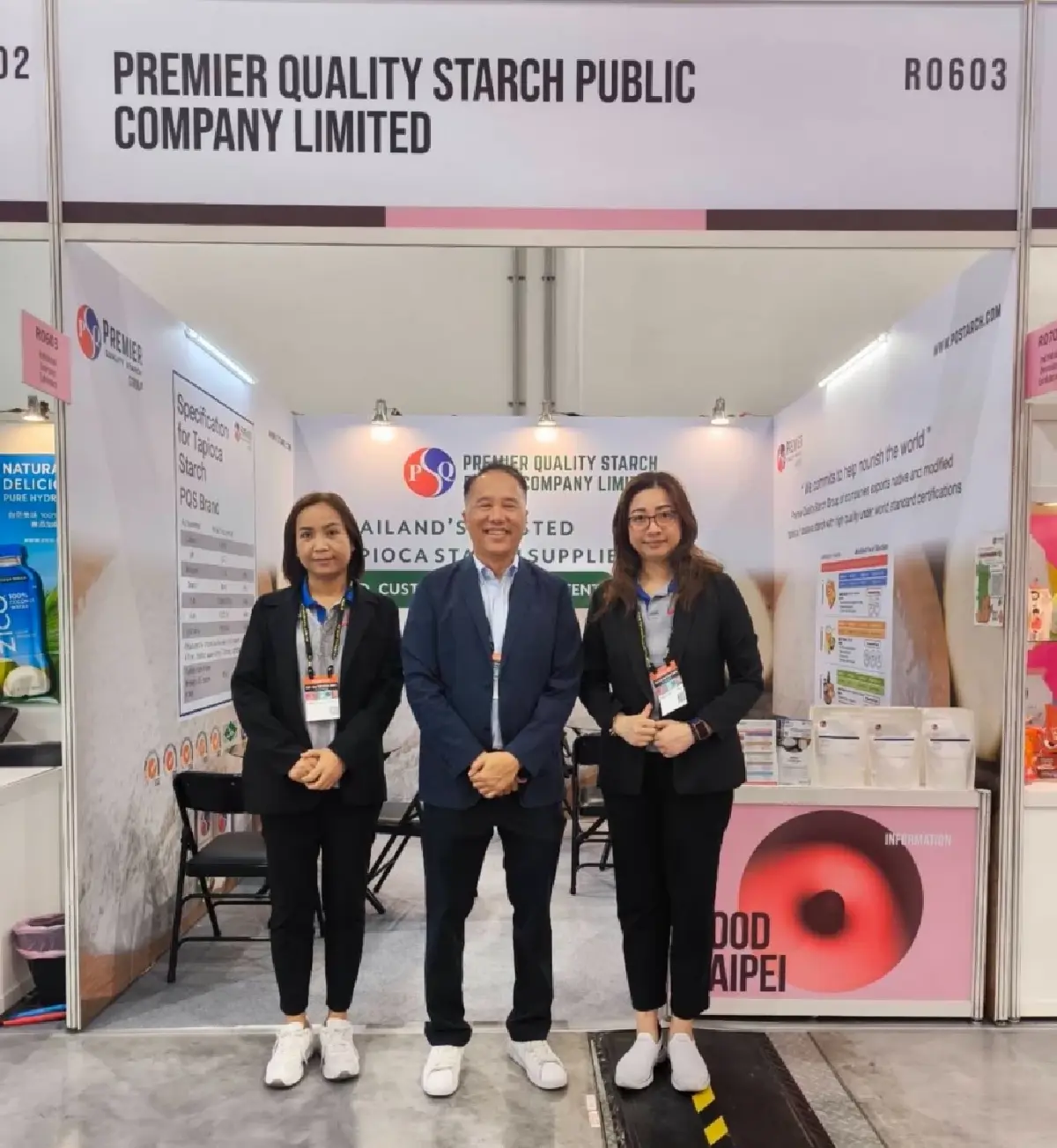 PQS รุกตลาดไต้หวัน Food Taipei 2025 ดันยอดผลิตภัณฑ์แป้งมันดัดแปร