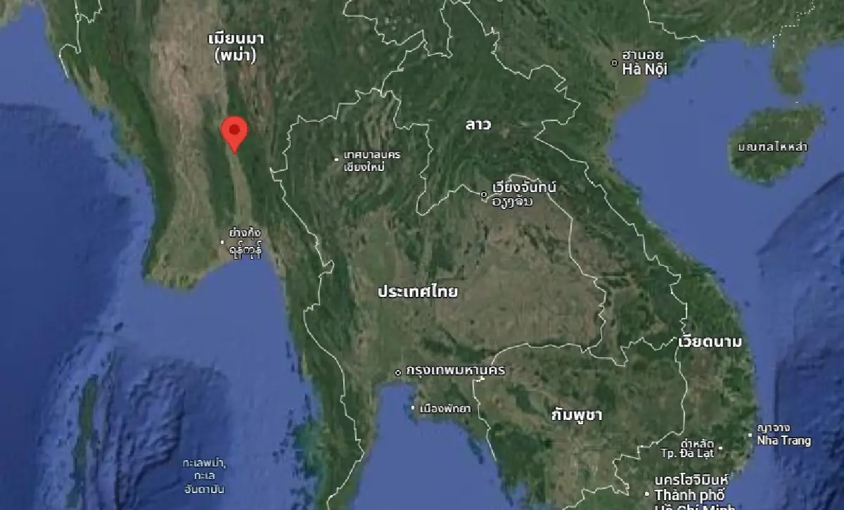 แผ่นดินไหวเมียนมา-เวียดนาม รัศมีใกล้ไทย ห่างร้อยกว่ากิโลเมตร