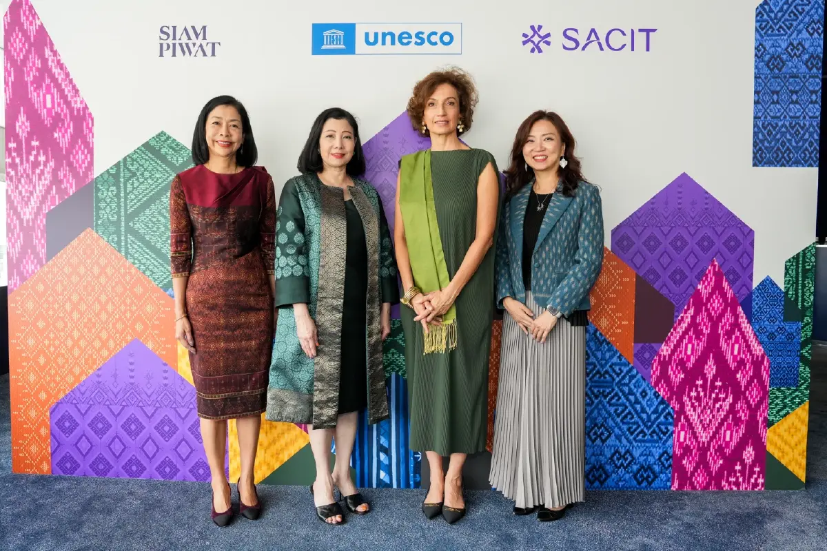 ยูเนสโก จับมือ SACIT และสยามพิวรรธน์ ร่วมส่งเสริมหัตถศิลป์ไทยสู่เวทีโลก