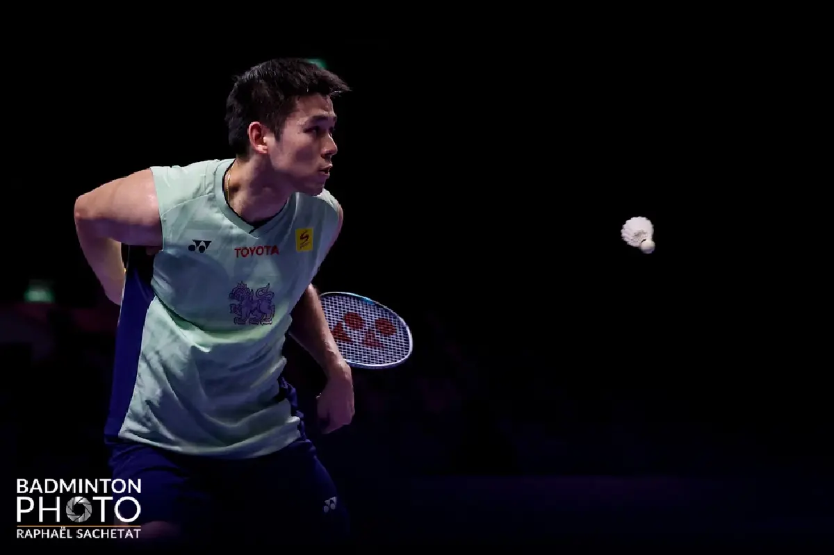 Indonesia Open 2025 วิว กุลวุฒิ พบ โจว เทียนเฉิน ถ่ายทอดสดแบดมินตัน