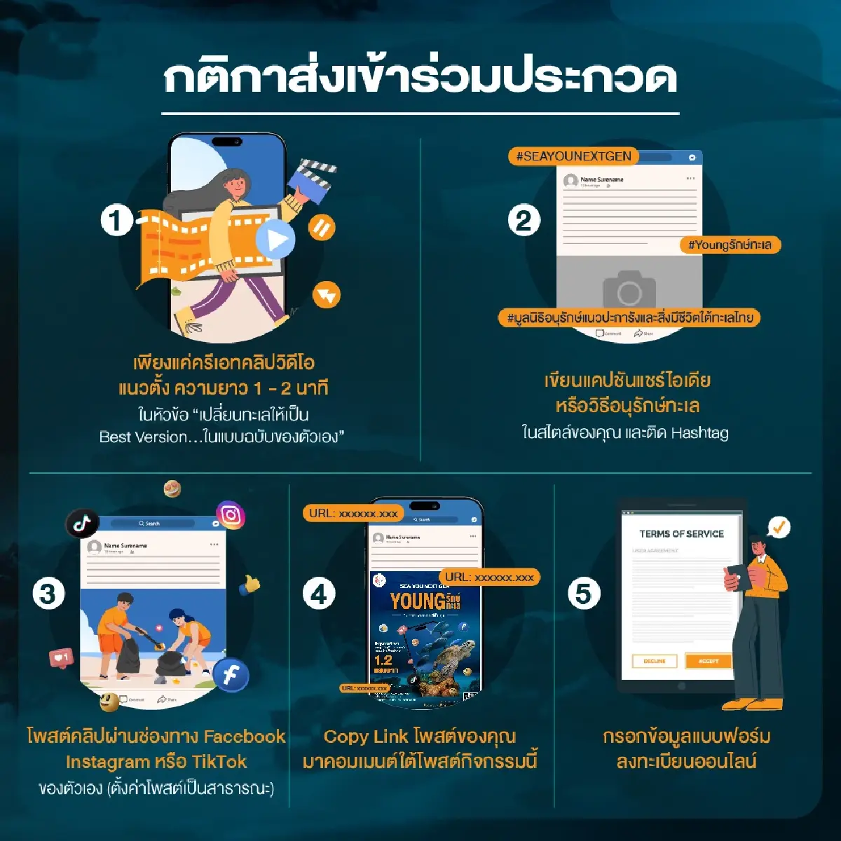 มูลนิธิฯ เจ้าฟ้าสิริวัณณวรี เปิดโครงการ SEA YOU NEXT GEN ชวนส่งคลิปสั้นชิงทุนการศึกษา