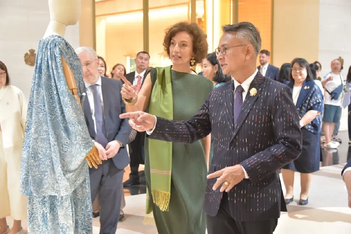 เจ้าฟ้าสิริวัณณวรีฯ ทรงนำผ้าไทยสู่เวทีโลกผ่าน UNESCO x SACIT