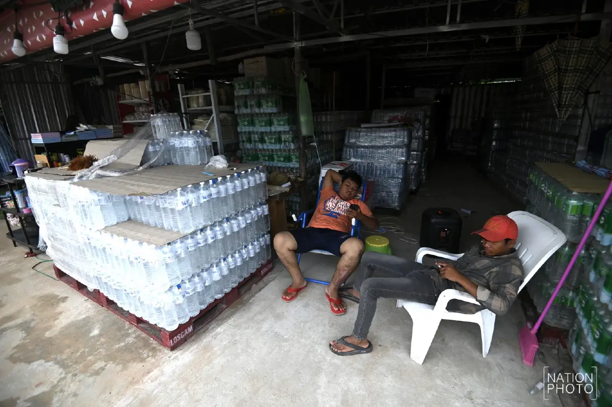 เผยภาพ 'ตลาดช่องจอม' เงียบเหงา หลังปรับเวลาเปิดด่าน 3 วัน/สัปดาห์