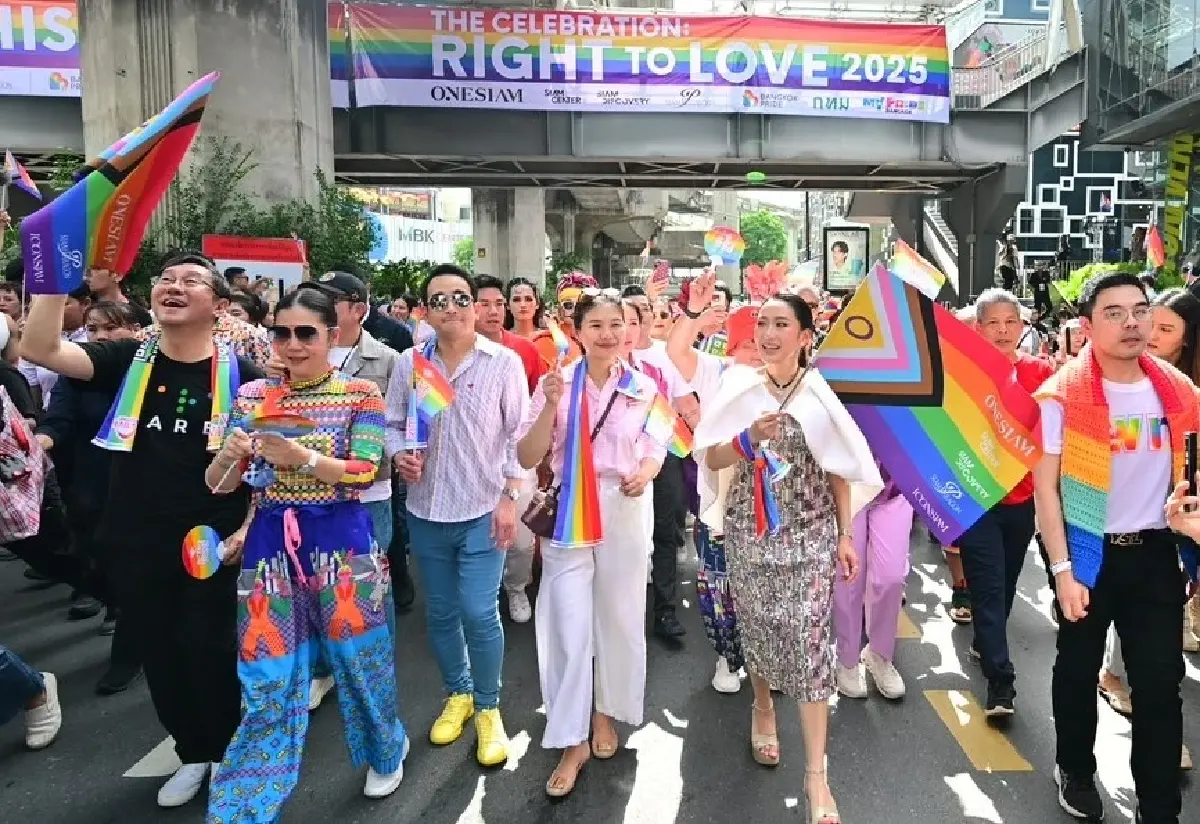 Bangkok Pride Festival ใจกลางสยาม หนุนเงินสะพัด 4,500 ล้าน คนร่วม 3 แสน