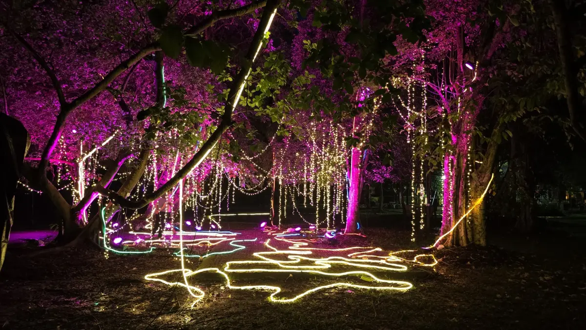 ชมฟรี! 'วิจิตร@เชียงใหม่' สีสันแห่งแสง น้ำพุร้อนสันกำแพง วันนี้ถึง 8 มิ.ย. 68