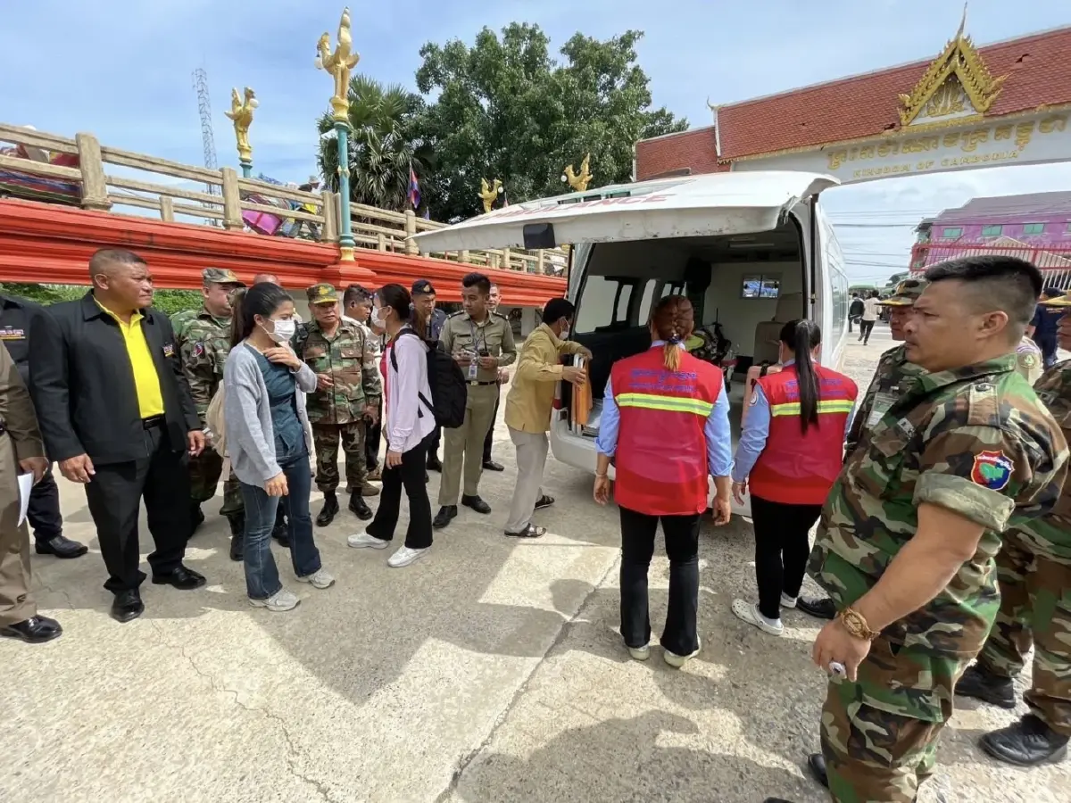 เปิดด่านฉุกเฉิน! ส่งผู้ป่วยกัมพูชา เข้ารักษาโรงพยาบาลที่ไทย
