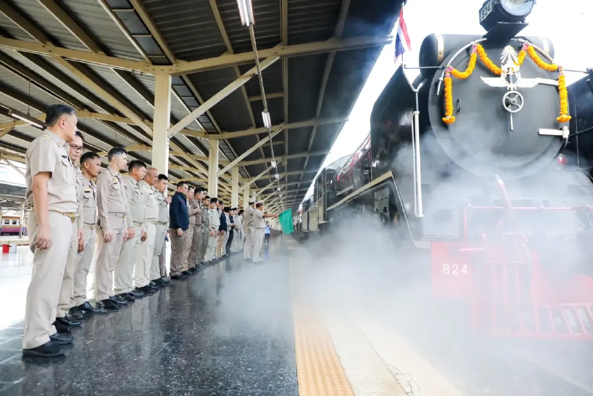 เปิดเดินขบวนรถจักรไอน้ำ วันเฉลิมพระชนมพรรษาพระราชินี 3 มิ.ย. 68