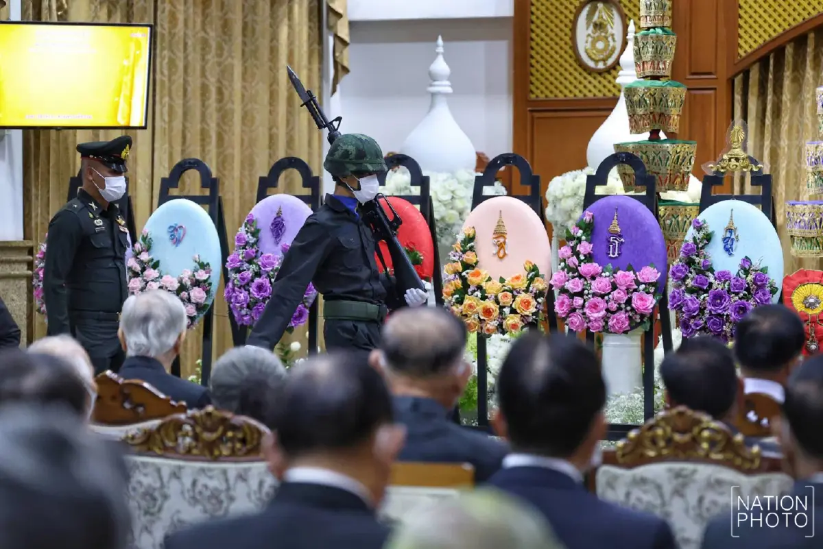 พระราชทานน้ำหลวงอาบศพ 'พล.อ.สุจินดา คราประยูร' อดีตนายกรัฐมนตรี