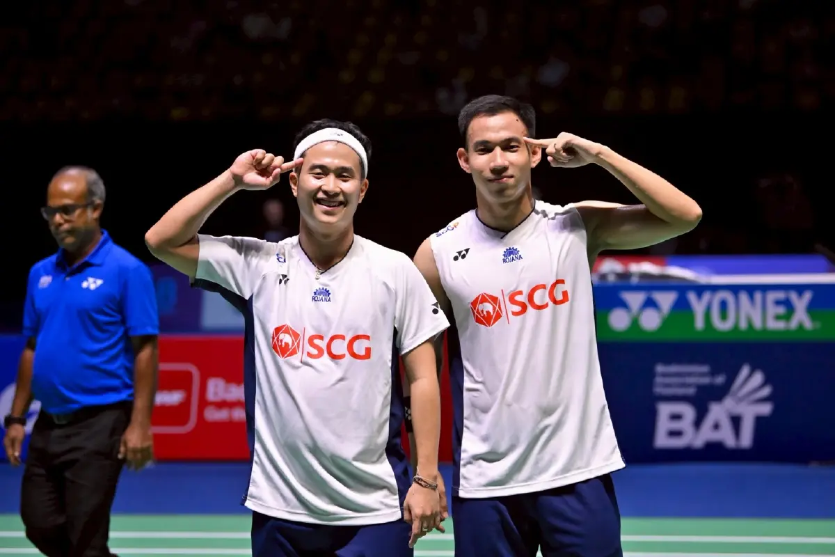 ทีมชาติไทย พบ ฝรั่งเศส เชียร์ชายคู่ 'บาส-สกาย' อินโดนีเซีย โอเพ่น