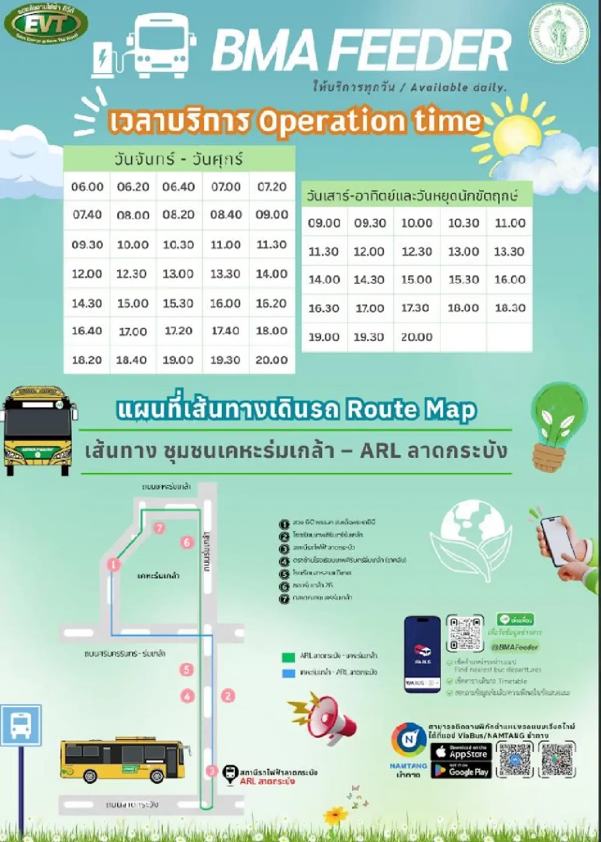 เปิด 5 เส้นทางใหม่ BMA Feeder เริ่ม 1 ก.ค. นี้ ลดรถติด ลดมลพิษ