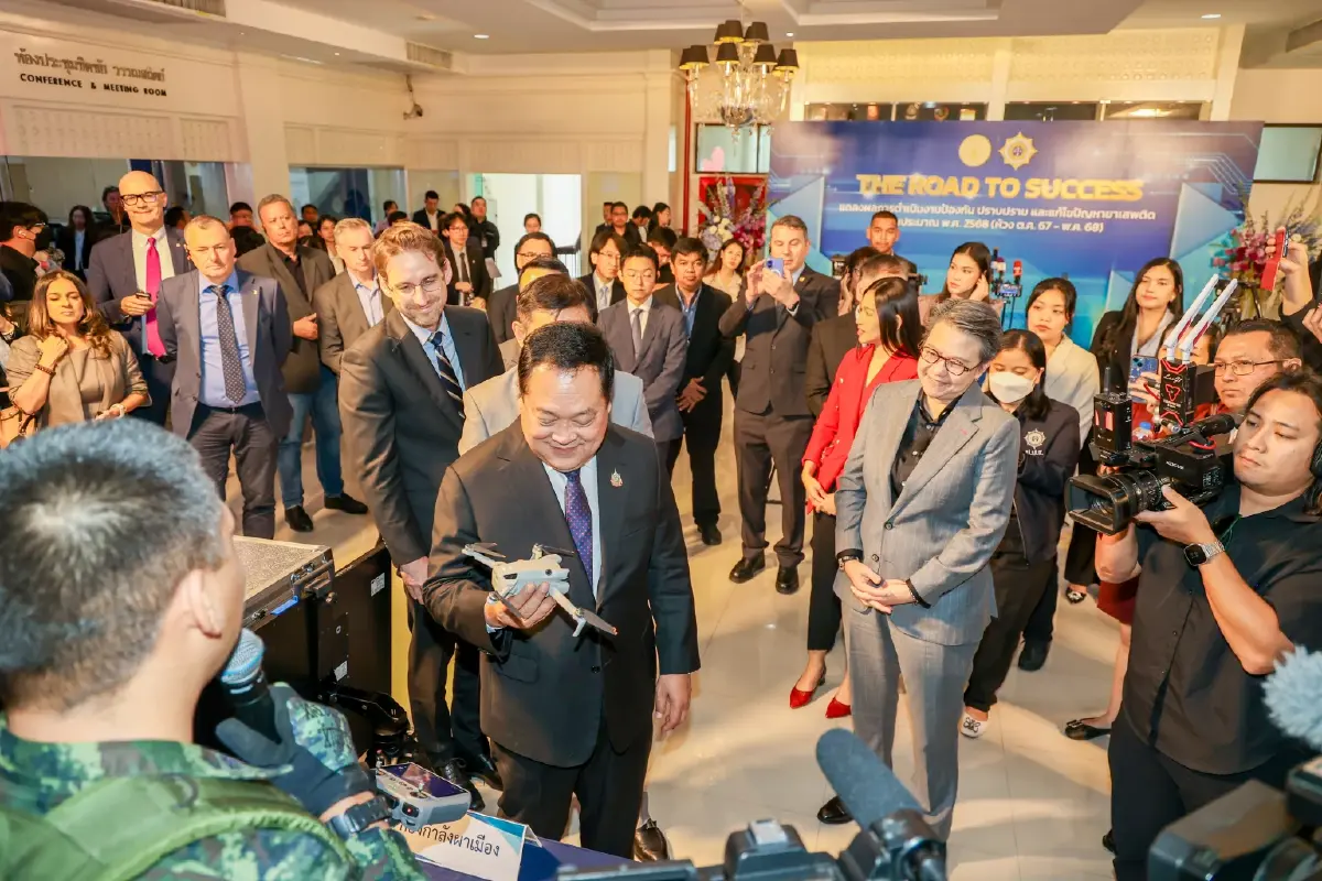 ป.ป.ส. แถลงปัง 'The Road to Success' โชว์ฟอร์มกู้โลกจากยาเสพติด