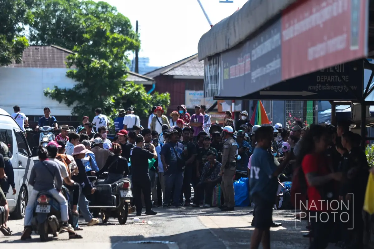 ปิดแล้ว ปิดด่านบ้านคลองลึก ห้ามคน รถผ่านเข้าออก คุมชายแดนสระแก้ว