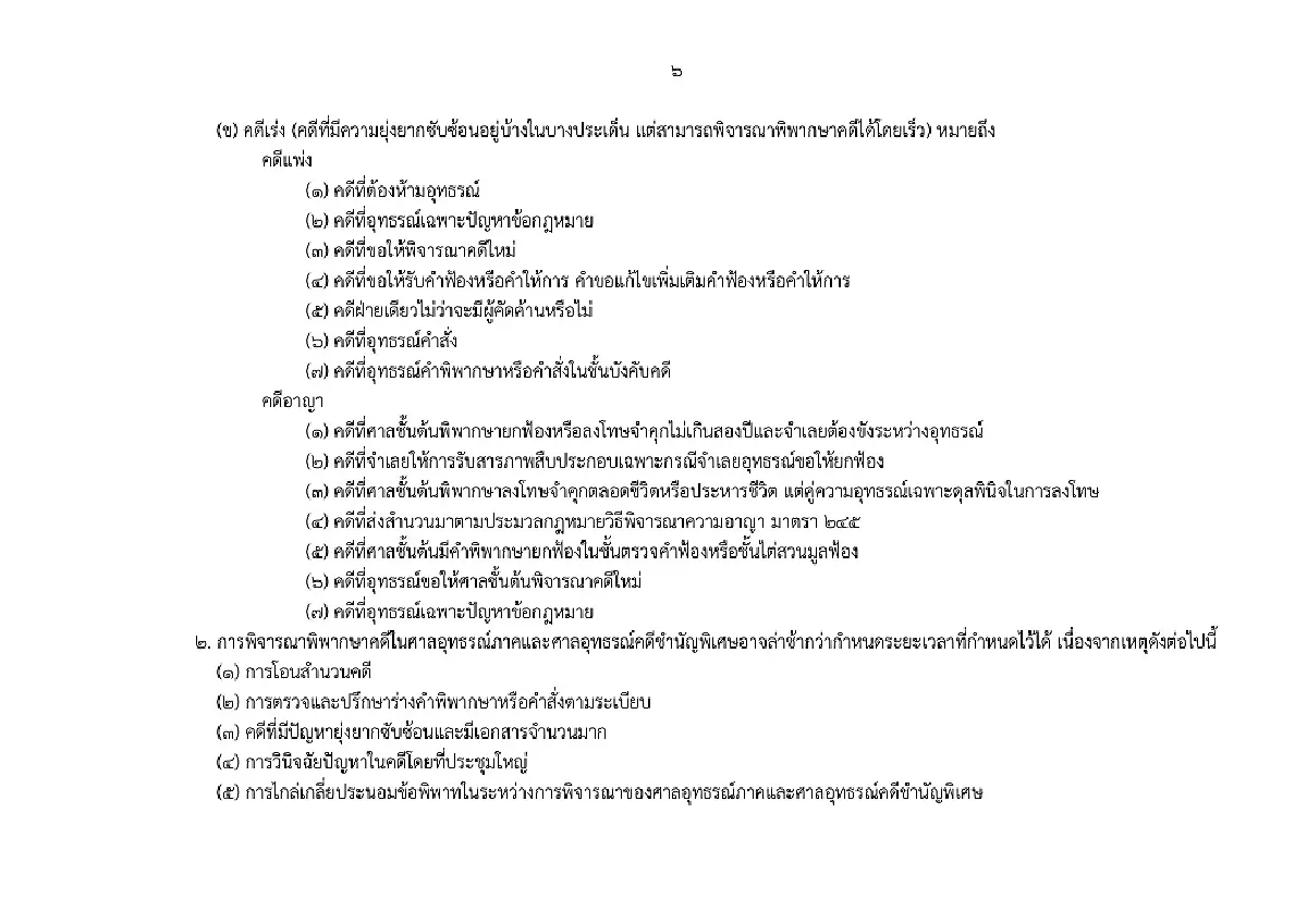 ศาลยุติธรรม คลอดเกณฑ์ใหม่ กำหนดกรอบเวลาพิจารณาคดี พ.ศ. 2568