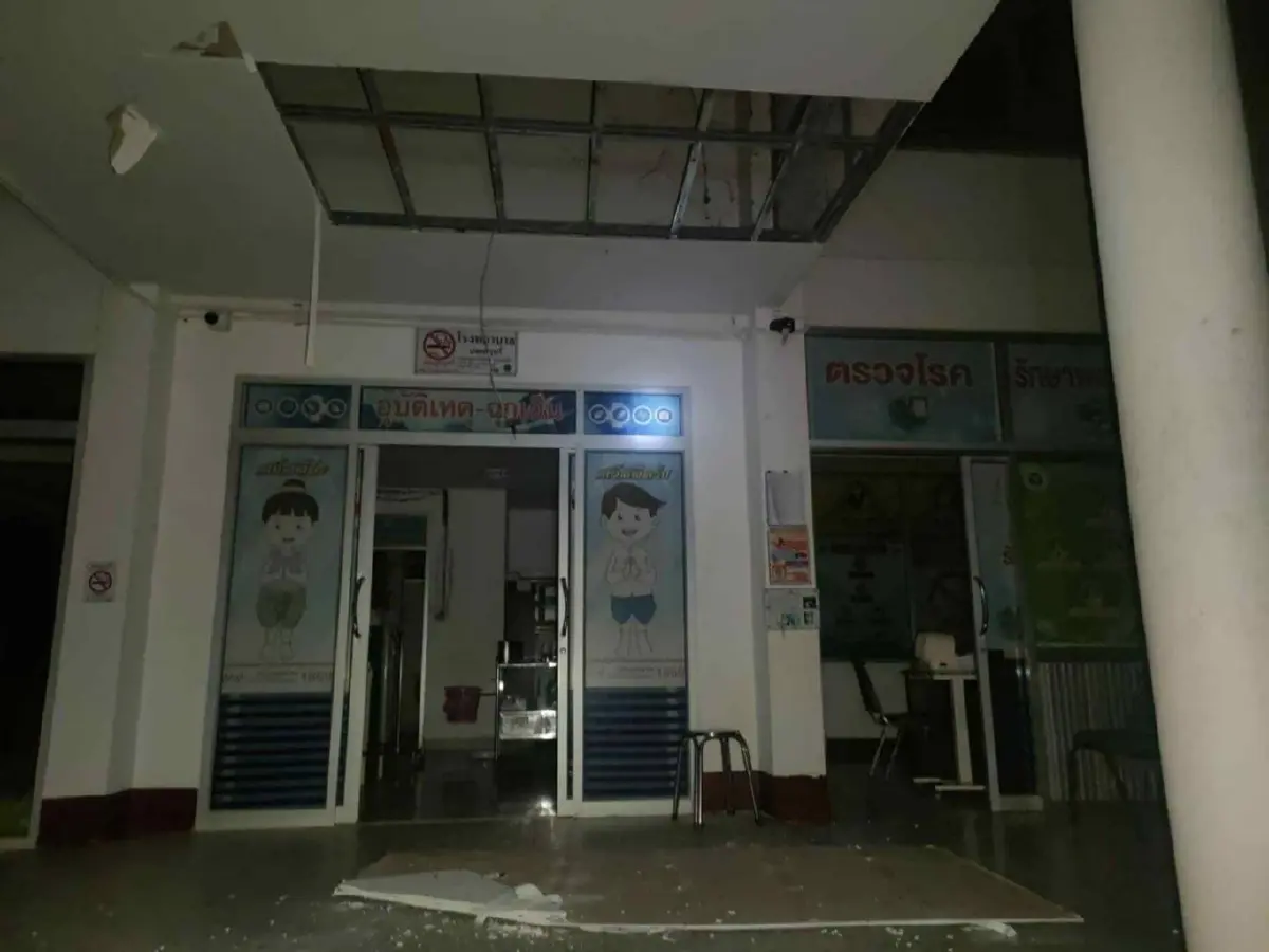 กัมพูชาโจมตี  'สถานพยาบาล' เสียหายหนัก 3 แห่ง ต้องสร้างใหม่