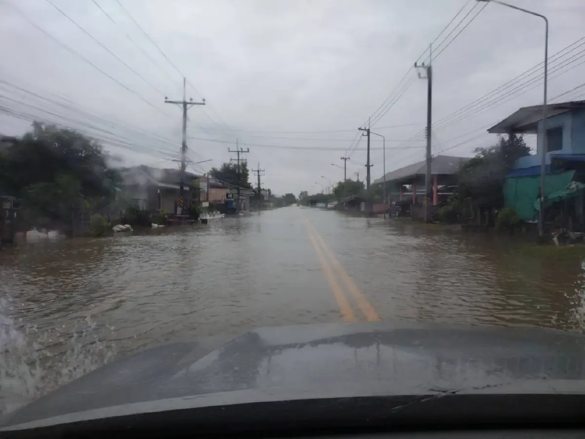 สรุปน้ำท่วม จ.เชียงราย ล่าสุด 15 อำเภอ เดือดร้อน 1.3 หมื่นครัวเรือน